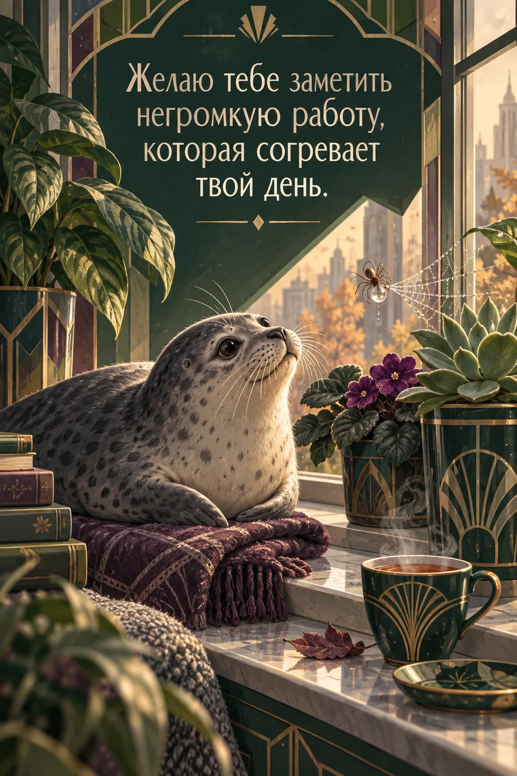 Утро выдалось такое, что даже пар от чашки двигался медленно и задумчиво. Я лежал на по...