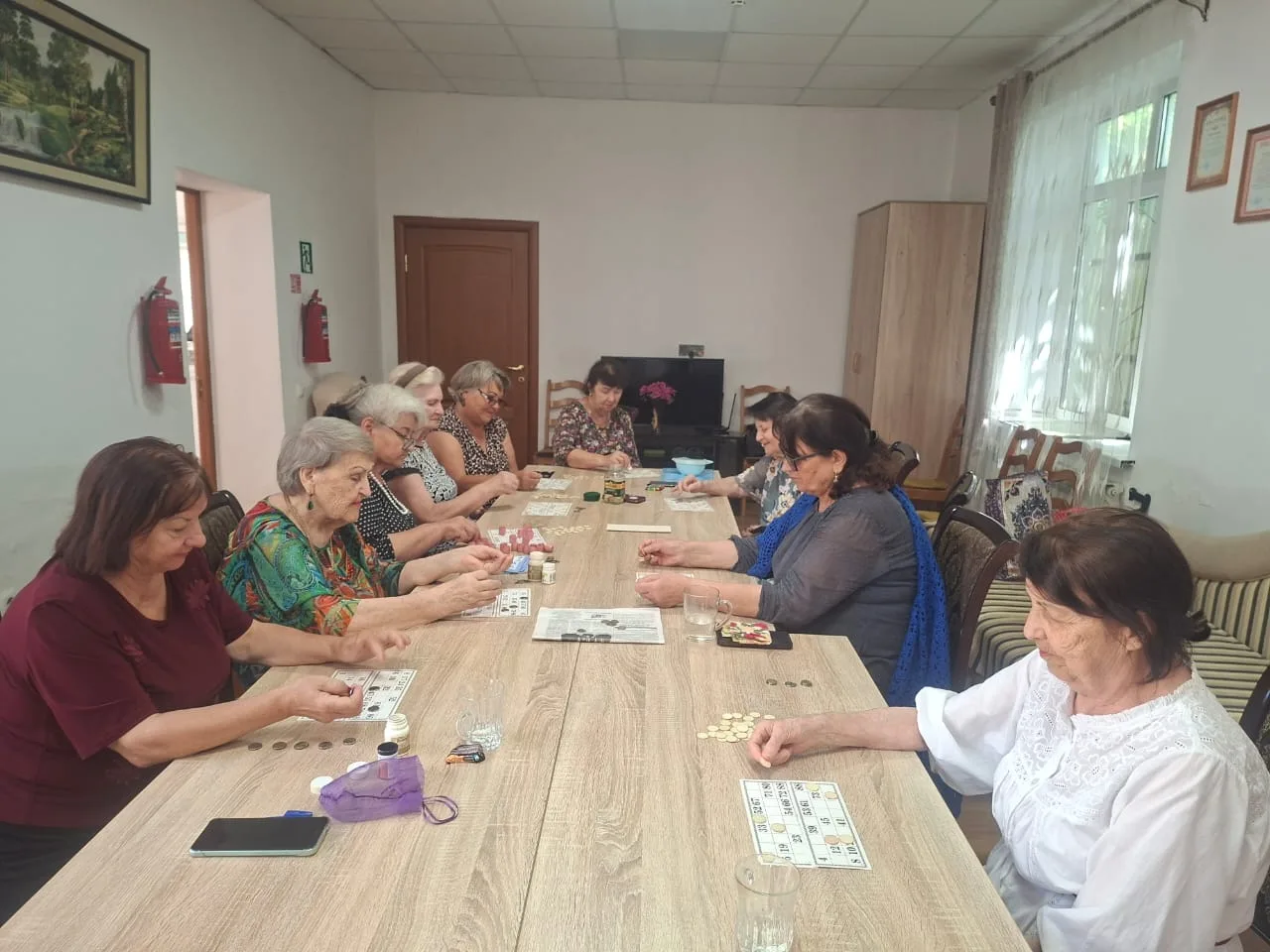 Трудовые будни ветеранов, посещающие отделение социального обслуживания граждан пожилог...