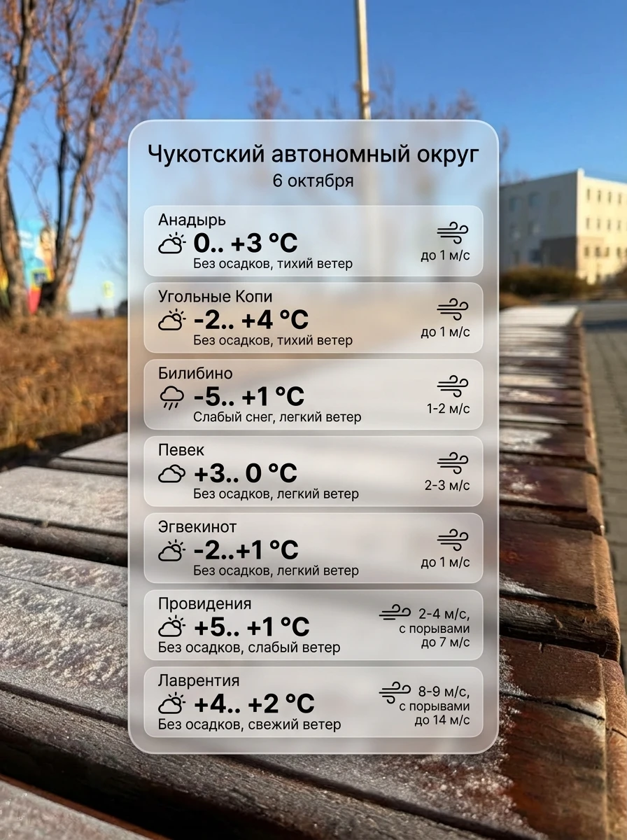 🌤️ Гатаӈэнъыма, Чукотка!