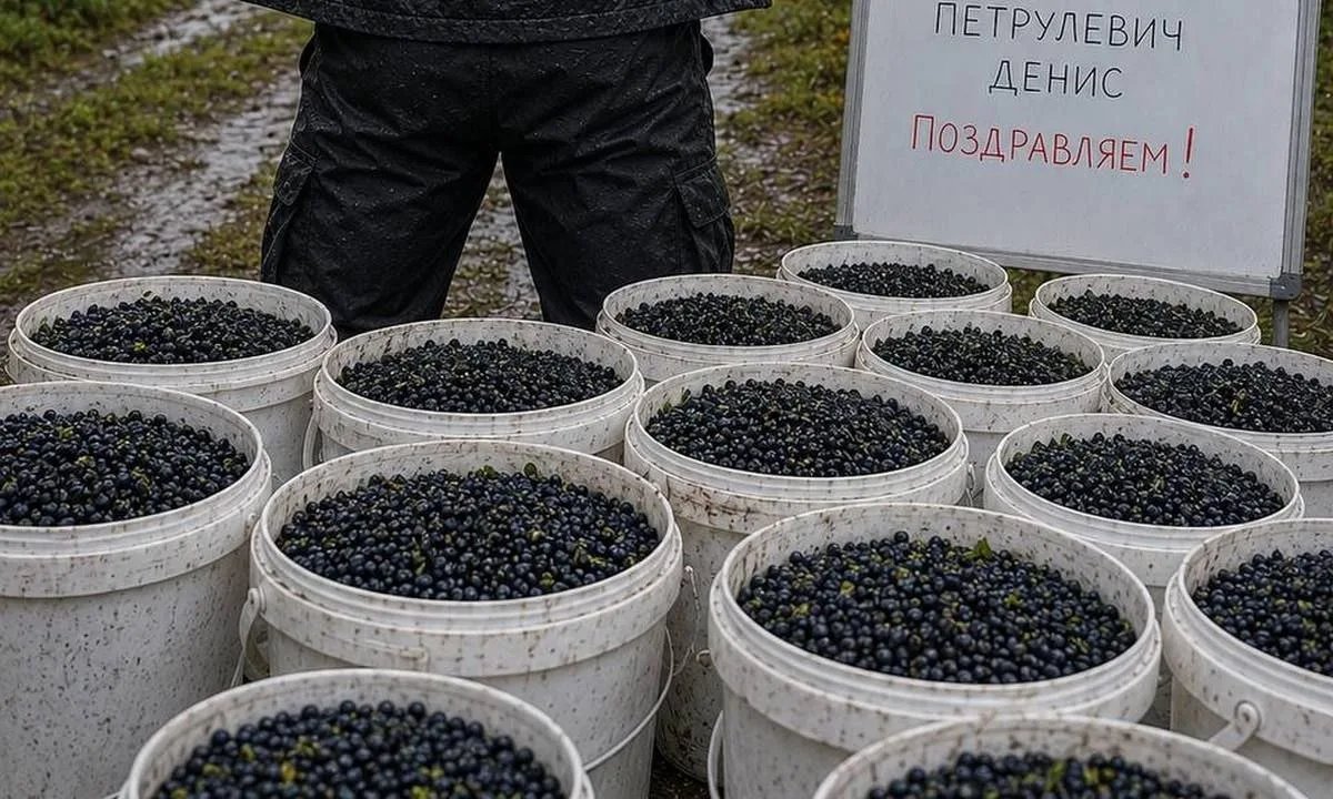 179,15 килограмм черники всего за одни сутки собрал сборщик ягод в Костомукше.