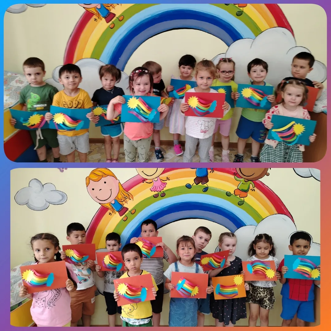 #МДОУМДСДюймовочка 
#Жуковскийокруг 
#тематическоезанятие 
#ДеньРадуги
🎉 День радуги в нашей разнов