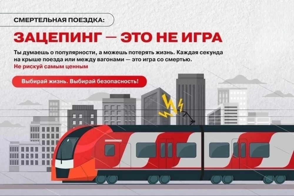 Зацепинг (проезд снаружи транспорта) на автобусе, поезде, троллейбусе или трамвае, край...