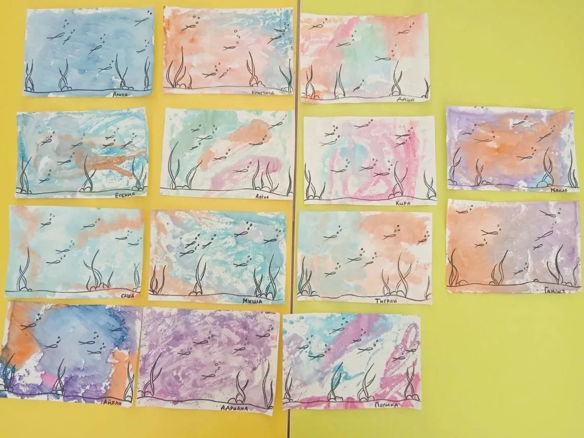 🎨 Творческое открытие: монотипия в младшей группе ! 🎨Лето-это время для реализации тв...