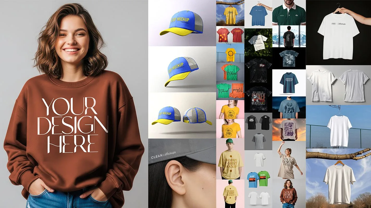 #free #mockup #clothes

► Макеты одежды
Apparel Clothes Mockups by VA ( Free )

author ( автор ) - [