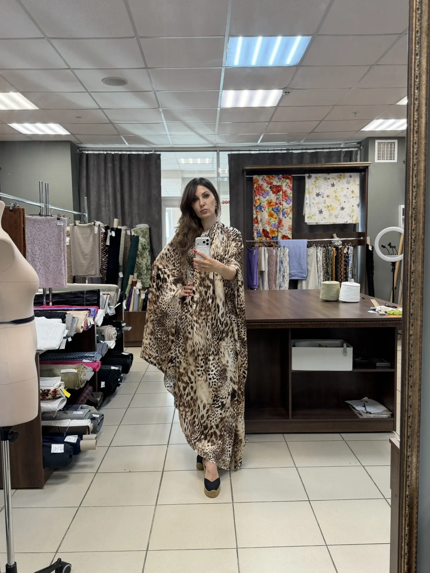Она роскошна!! Плательная вискоза с леопардовым принтом D&G ❤️❤️❤️