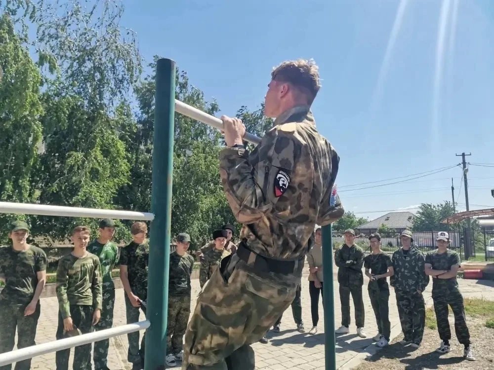Третий день учебных сборов в Приморско‑Ахтарском филиале техникума "Знание" прошёл насыщенно и плодо