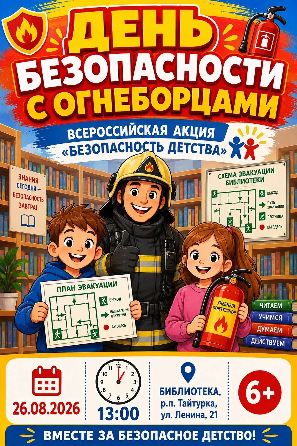 🔥 «День безопасности с огнеборцами»