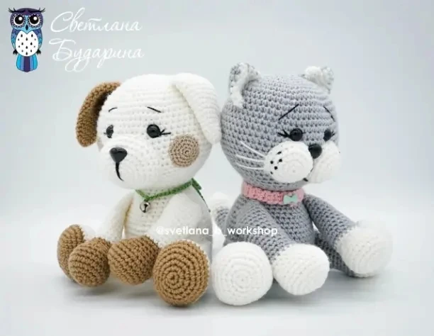 Котик и собачка