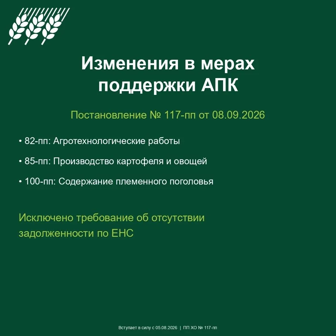 ❗️❗️❗️Изменения в мерах поддержки АПК Херсонской области