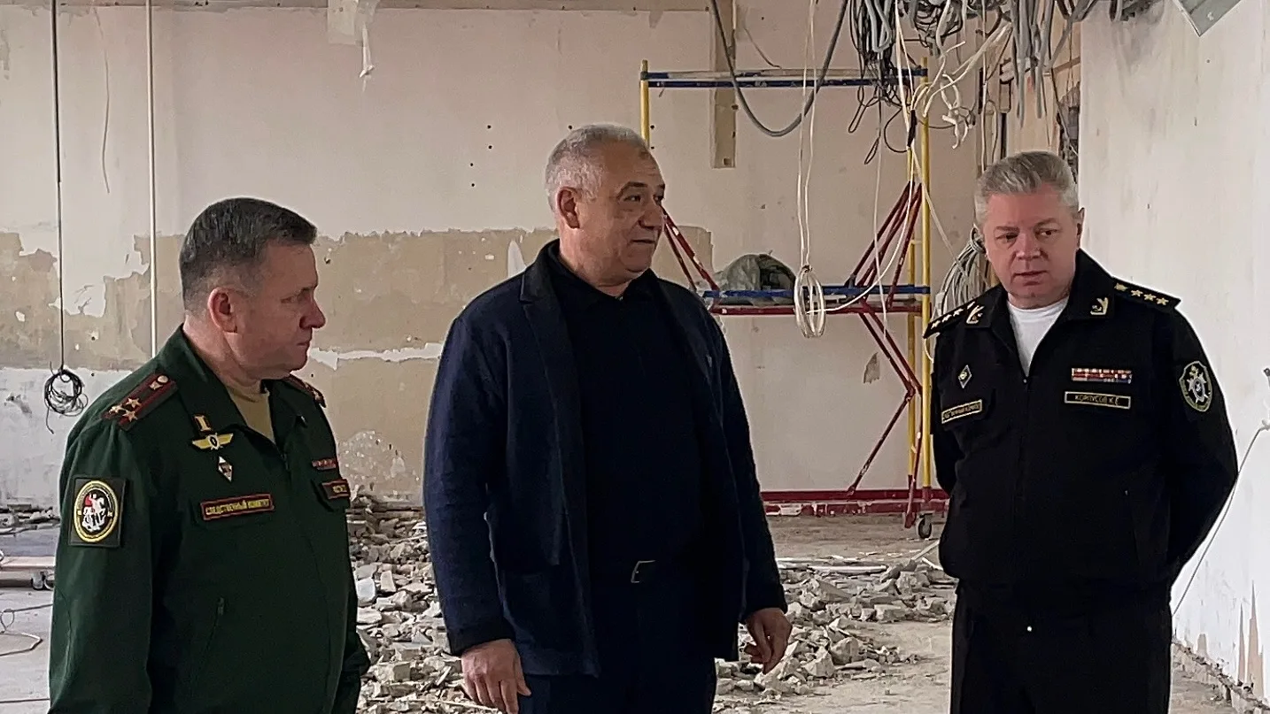 📹 В ГВСУ СК России проверен ход ремонтных работ в служебных помещениях