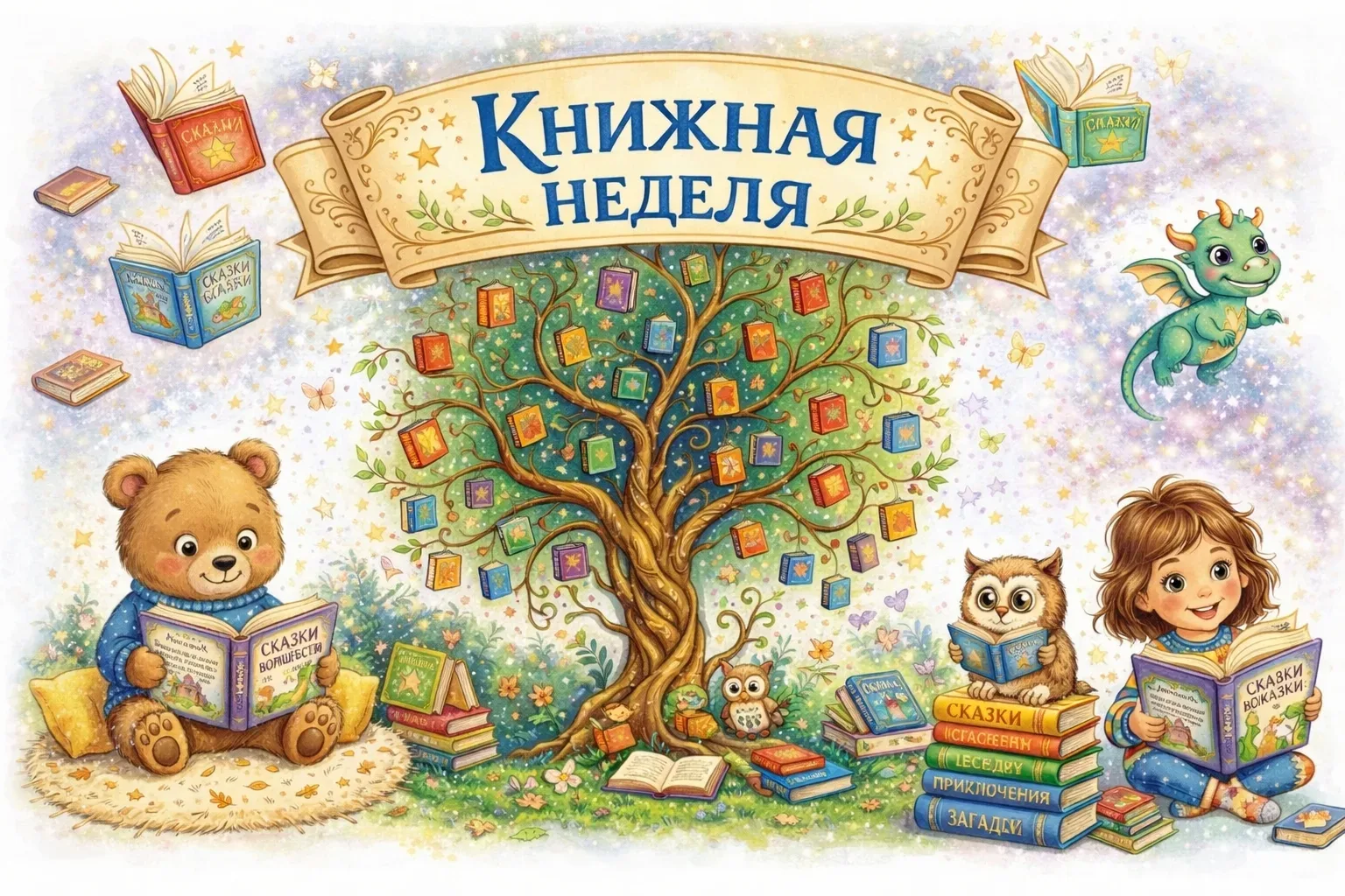 Последнюю неделю марта принято считать   "Неделей детской книги".