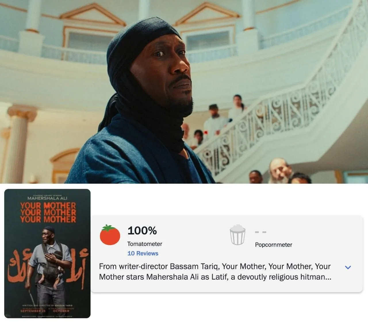 🔥 100% НА ROTTEN TOMATOES — НОВЫЙ БОЕВИК С МАХЕРШАЛОЙ АЛИ!