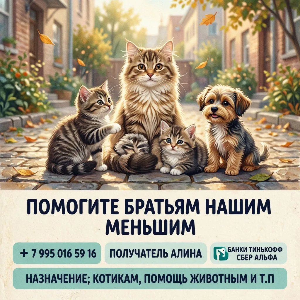 🎉 4 октября — Всемирный день защиты животных! 🎉