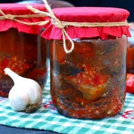 ОСТРАЯ ЗАКУСКА ИЗ БАКЛАЖАНОВ 🍆🍆🍆