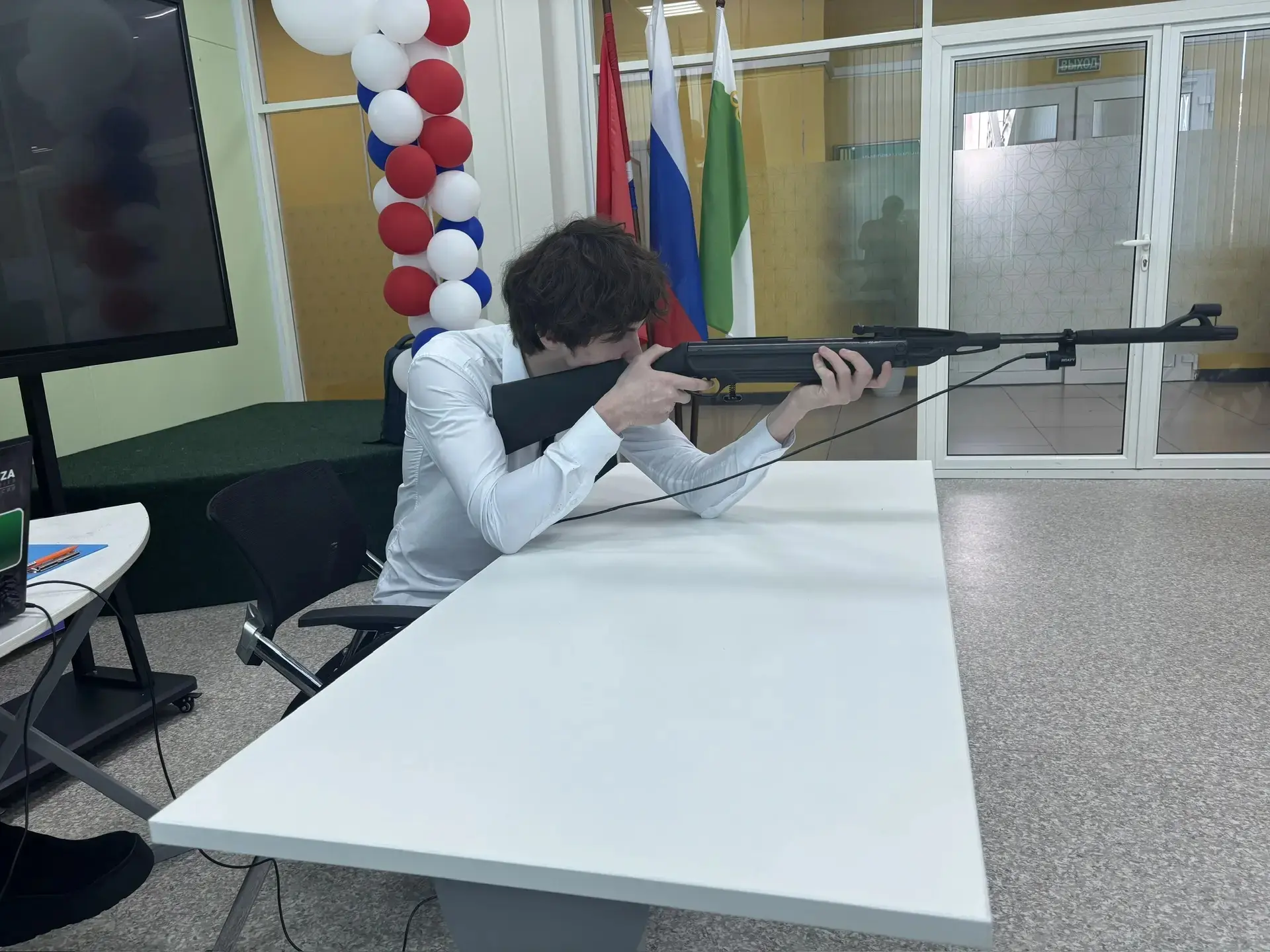 🏆 Прошли соревнования по стрельбе из электронного оружия, среди лицеистов и студентов СПО и ФВО БАмИ