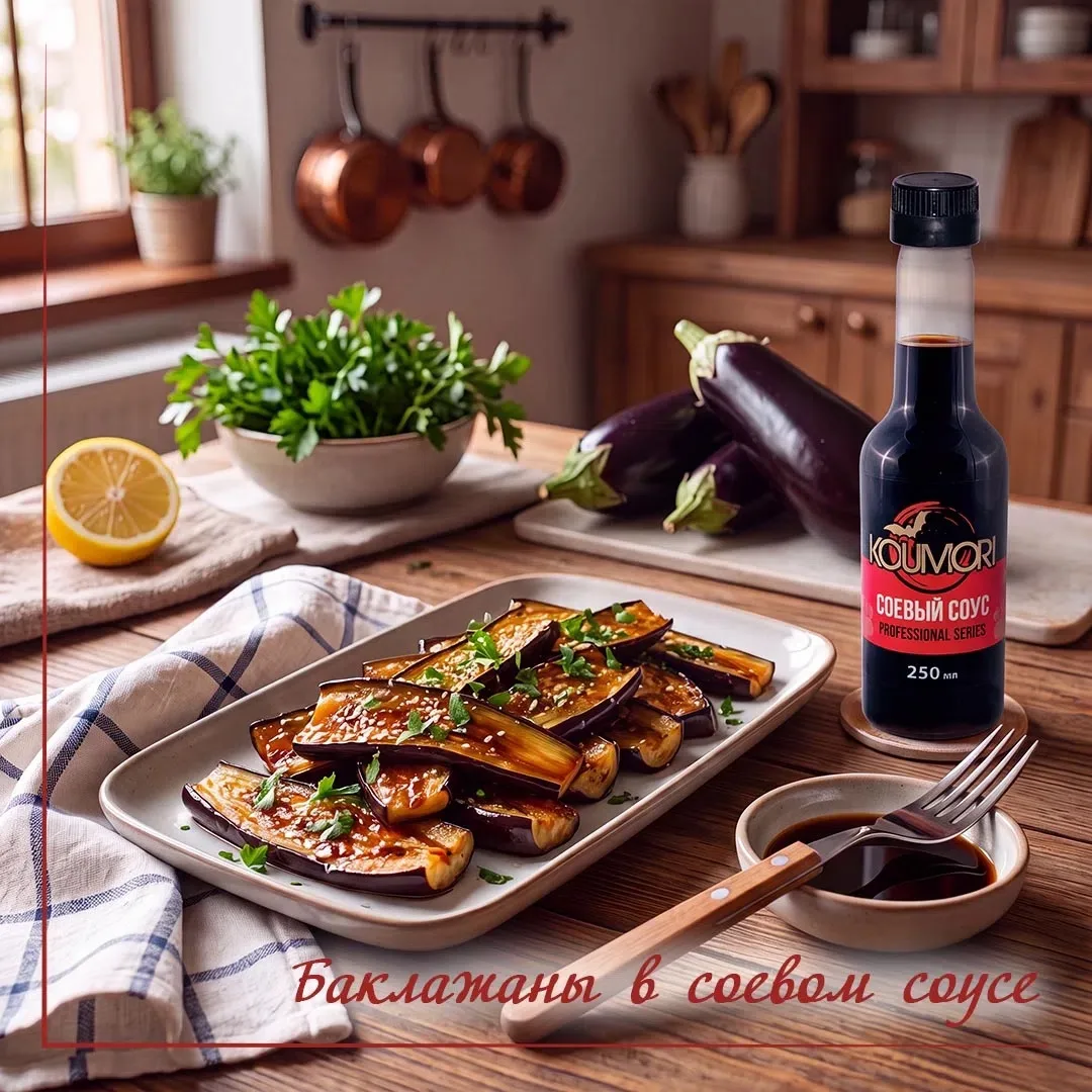 🍆 Баклажаны в соевом соусе KOUMORI!
Просто, ароматно и невероятно вкусно! 🥢
Если хочется приготови