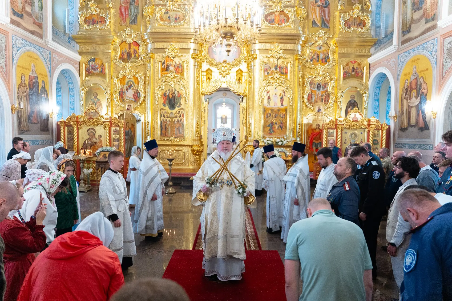 В праздник Преображения Господа Бога и Спаса нашего Иисуса Христа в храме святителя Ник...