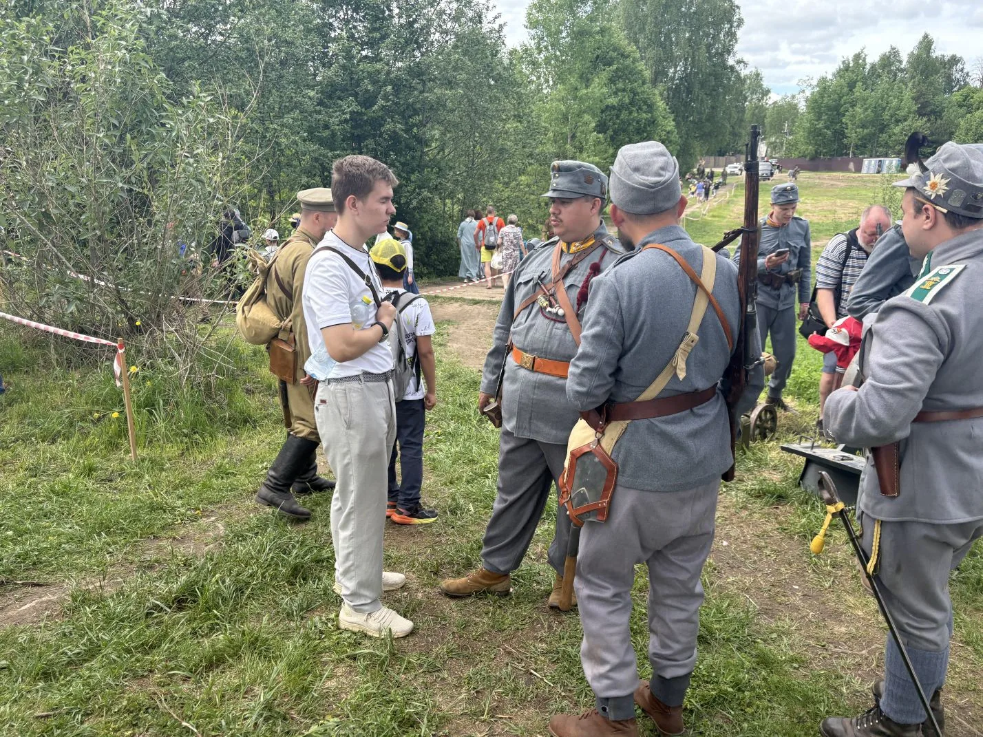 ⏳️Живое погружение в историю Первой мировой  В Зеленоградском наши девятиклассники стали свидетелями