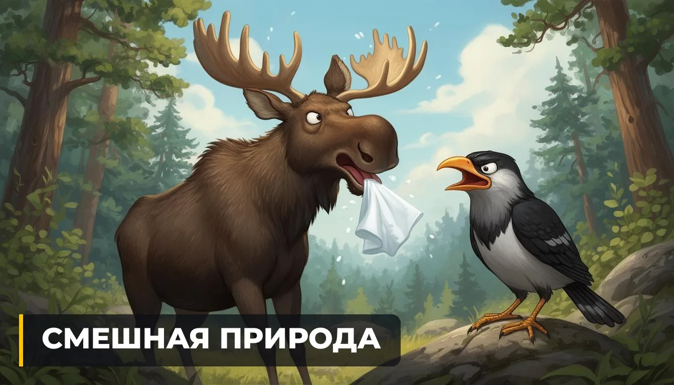 🐾 СЕРДИТАЯ ПТИЦА И ЧИХАЮЩИЙ ЛОСЬ ВЫШЛИ В ФИНАЛ ФОТОКОНКУРСА