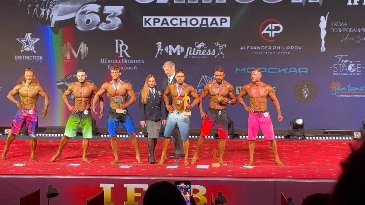 ⚡Медали на турнире по бодибилдингу в Краснодаре