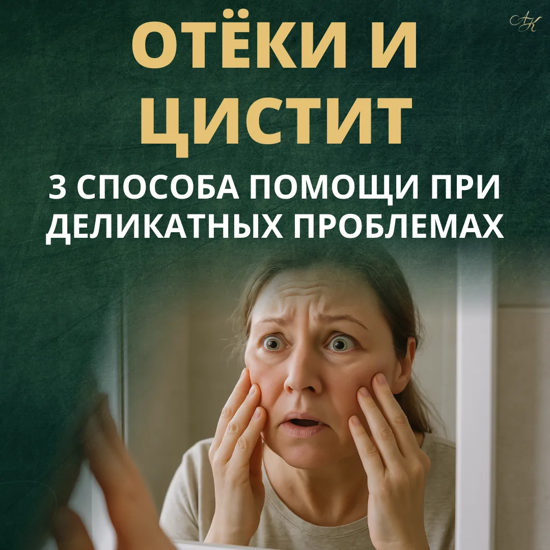 📍ОТ ОТЁКОВ И ЦИСТИТА. Делимся 3 способами решения деликатных проблем

Когда обувь под вечер жмёт, а