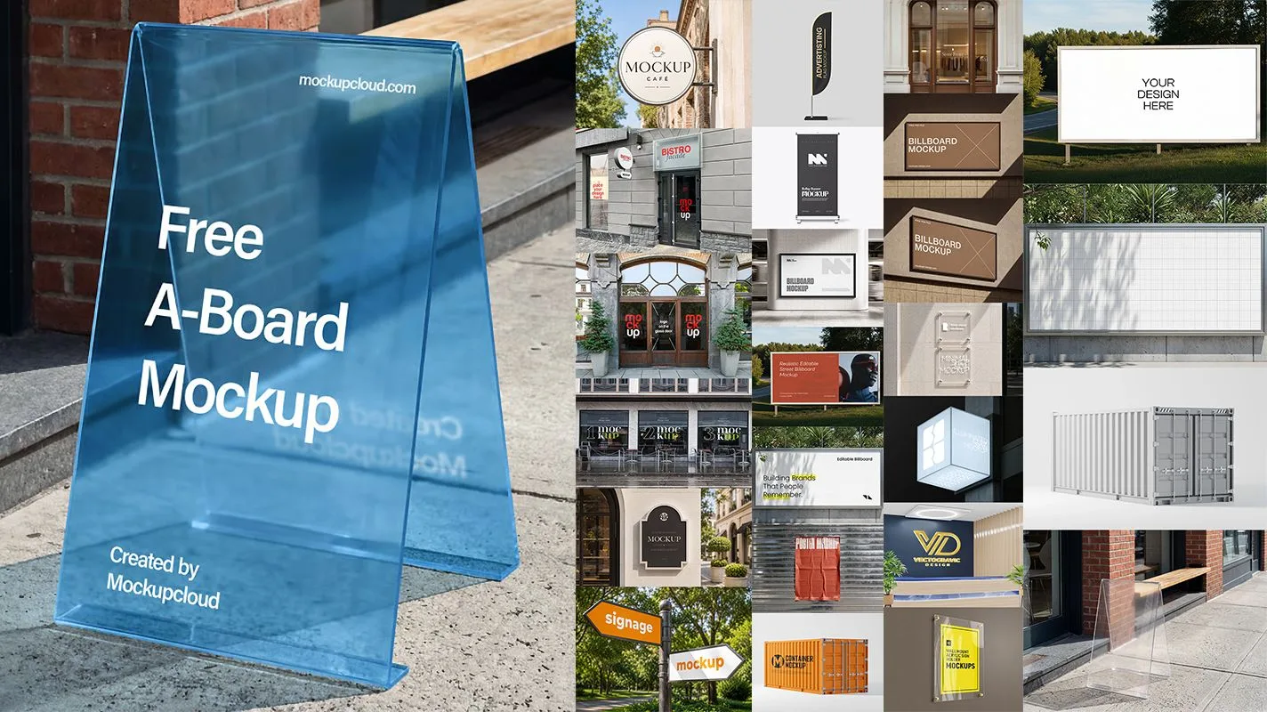 #free #mockup #outdoor

► Различные макеты наружной рекламы
Various Outdoor Mockups by VA 49 ( Free 