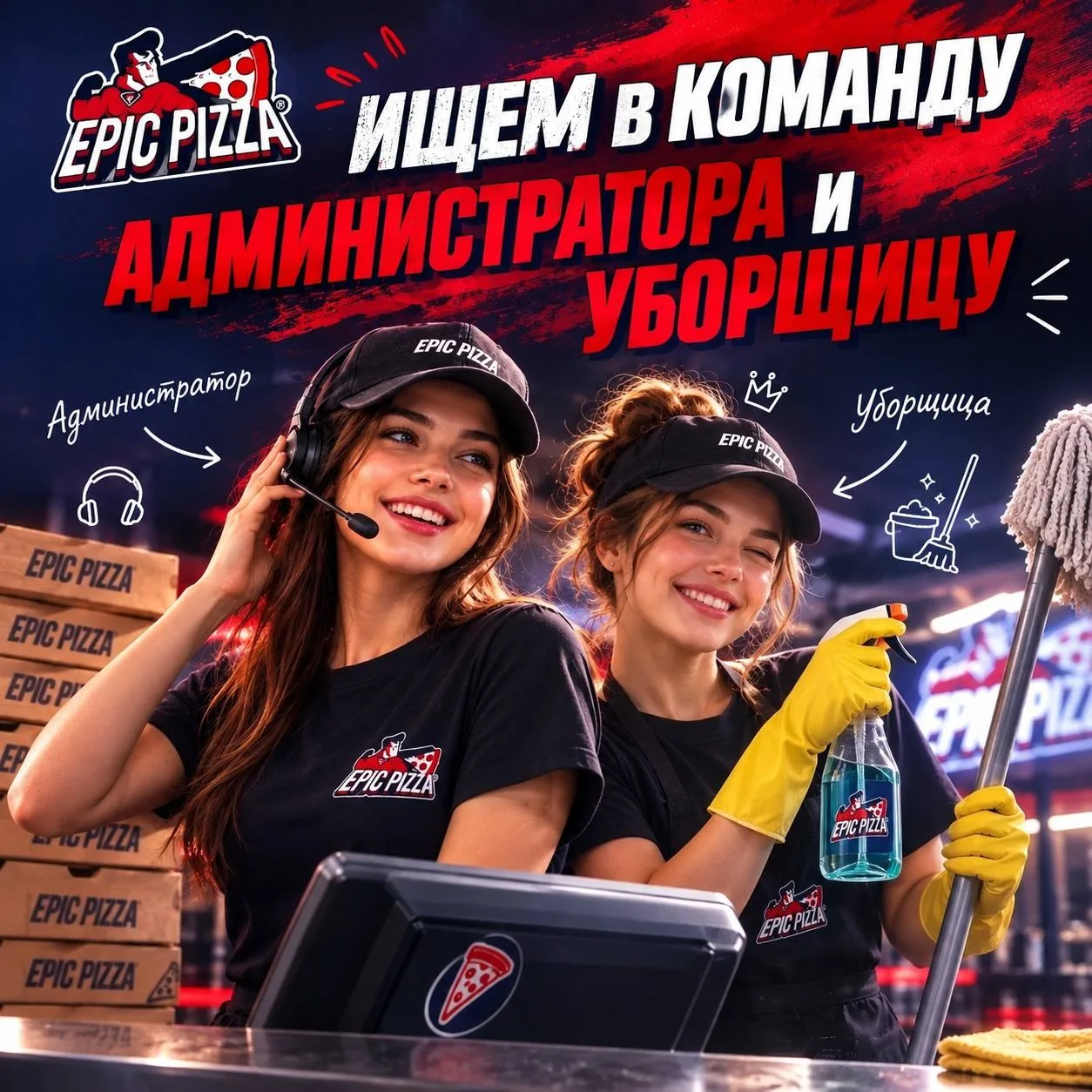 ИЩЕМ В КОМАНДУ EPIC PIZZA | ЛУГАНСК 🍕