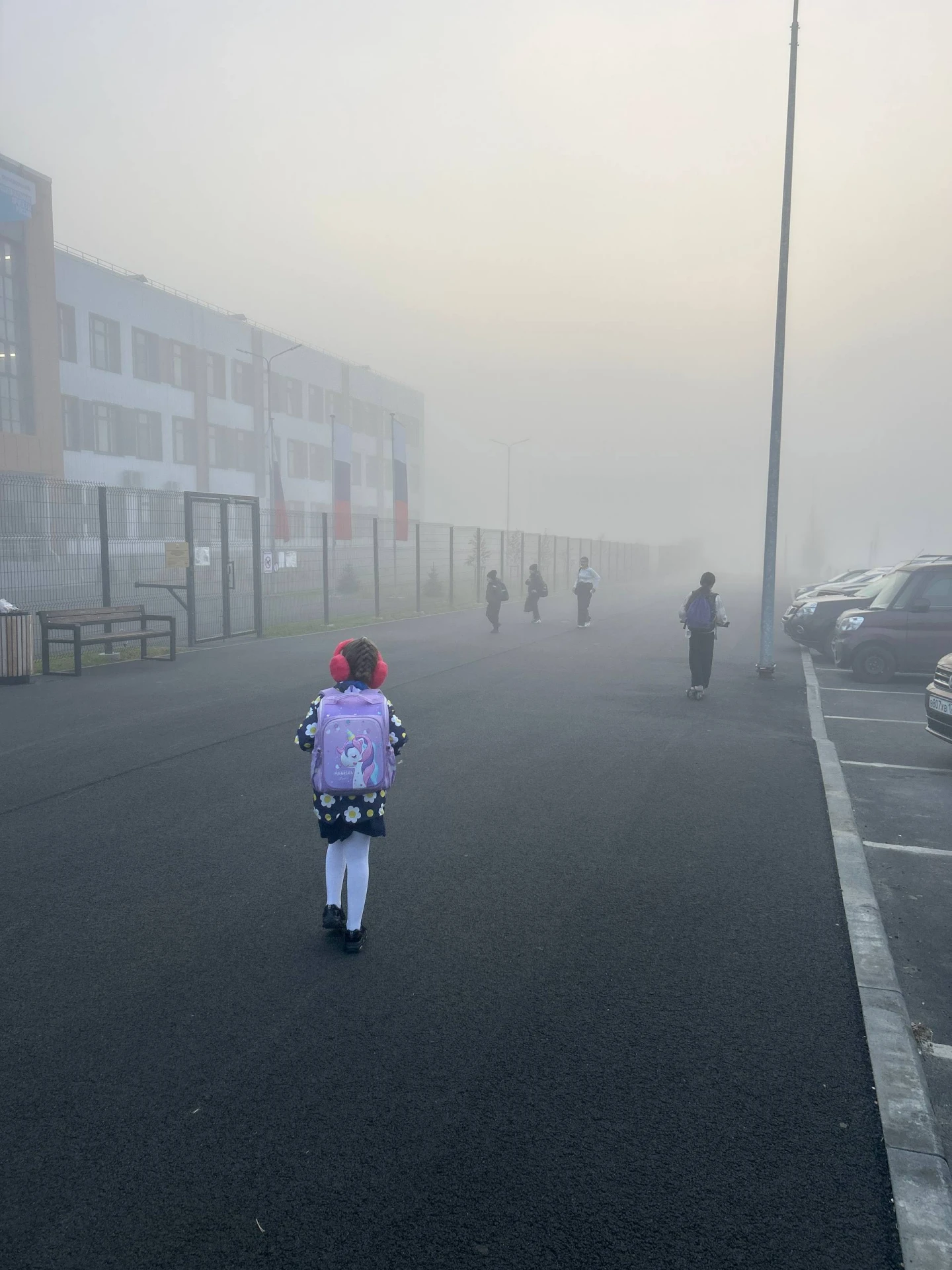 🌫Сегодня утром Челябинск накрыло густым туманом