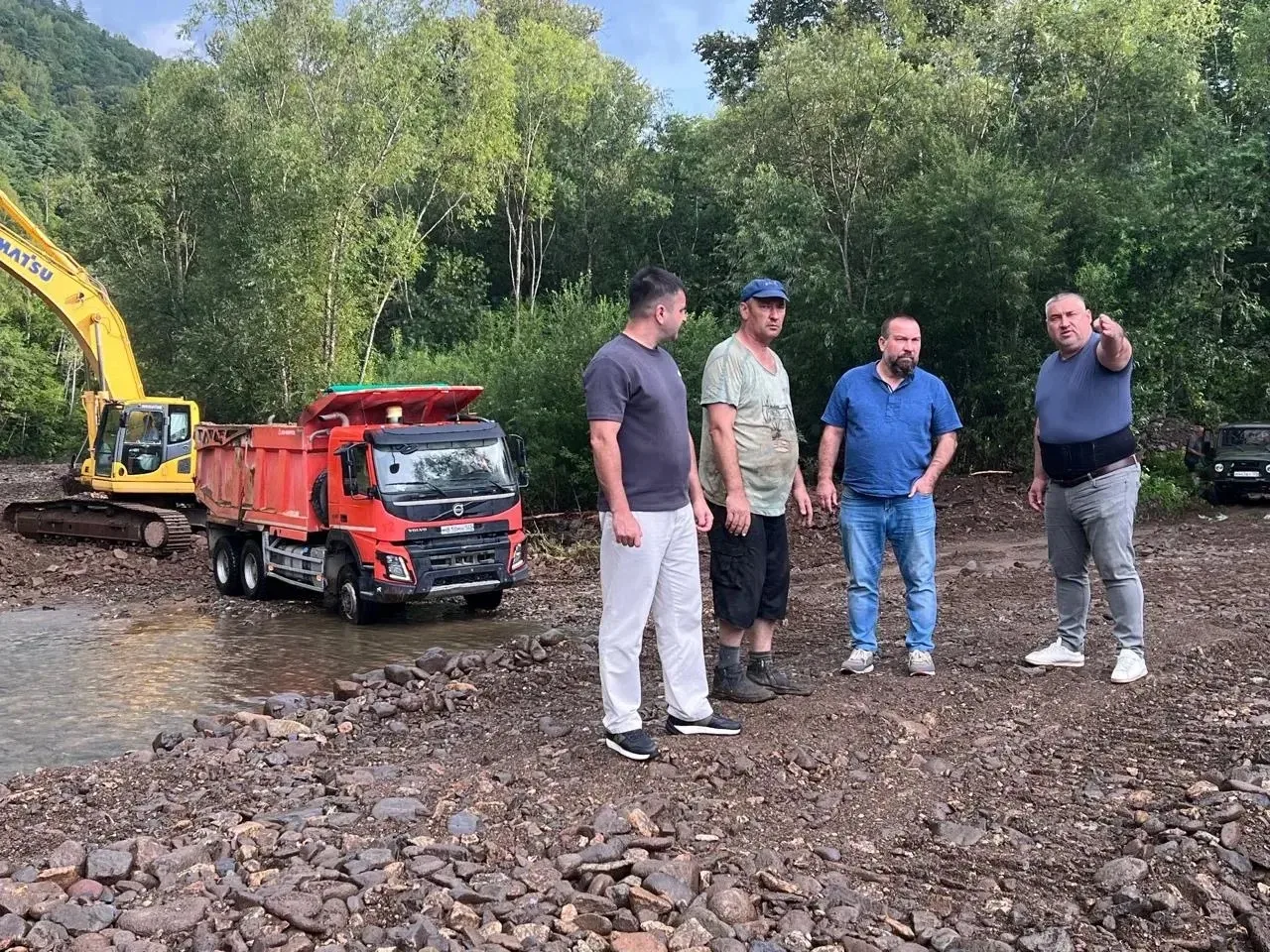 В Слинкино восстановили транспортное сообщение