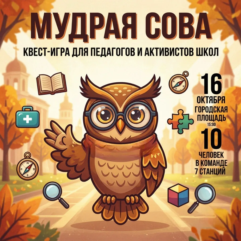 🦉 Готовы к квесту? «Мудрая сова» ждёт команды!