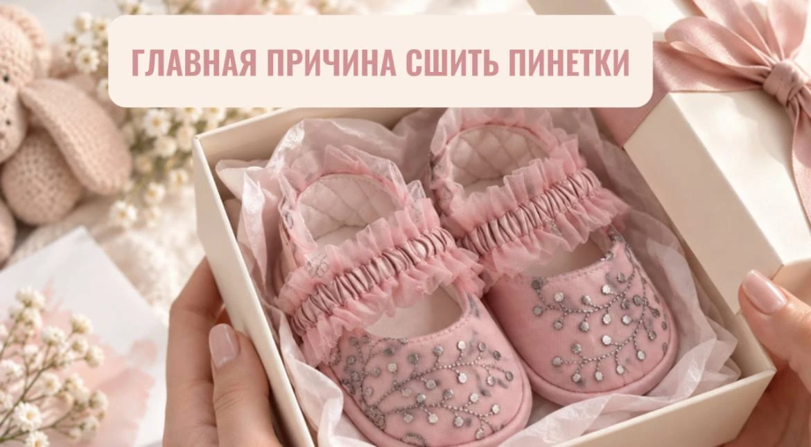 Главная причина сшить пинетки
