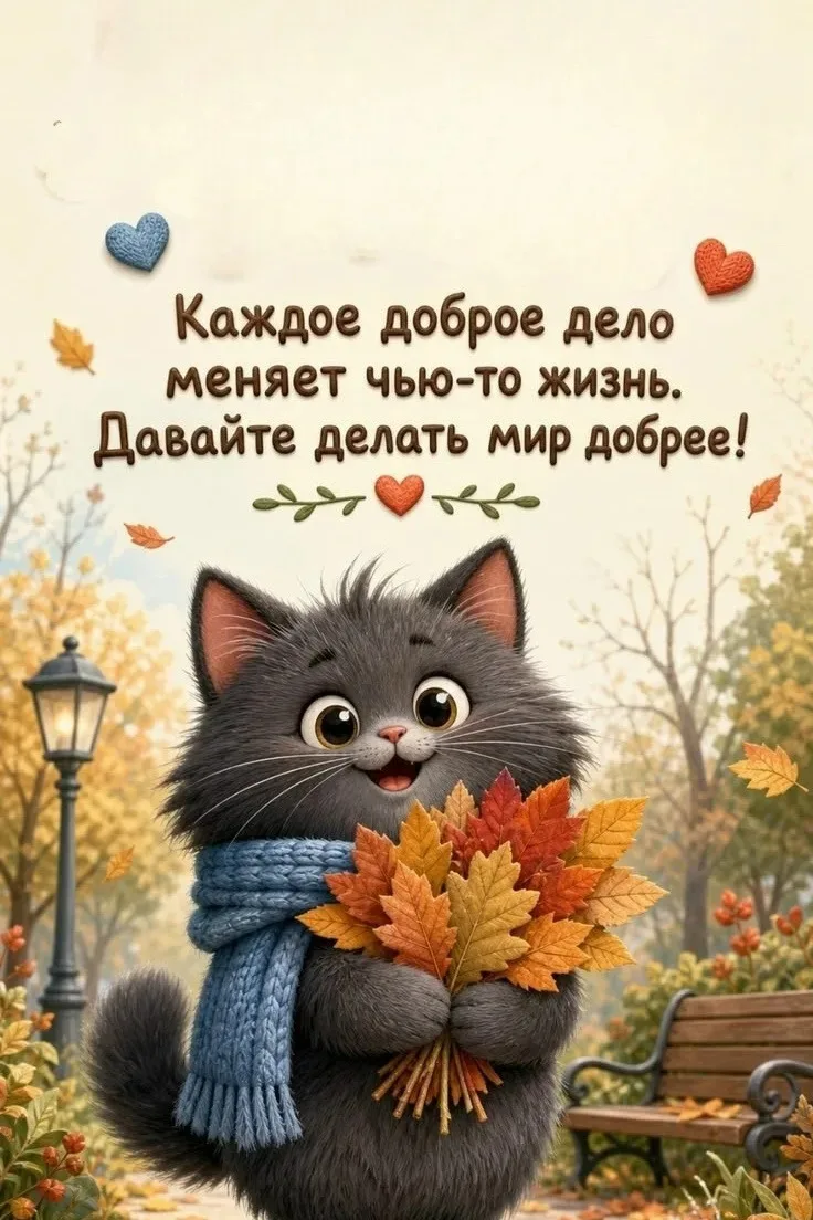 Доброе утро, доброго дня, добрых людей рядом! 🥰