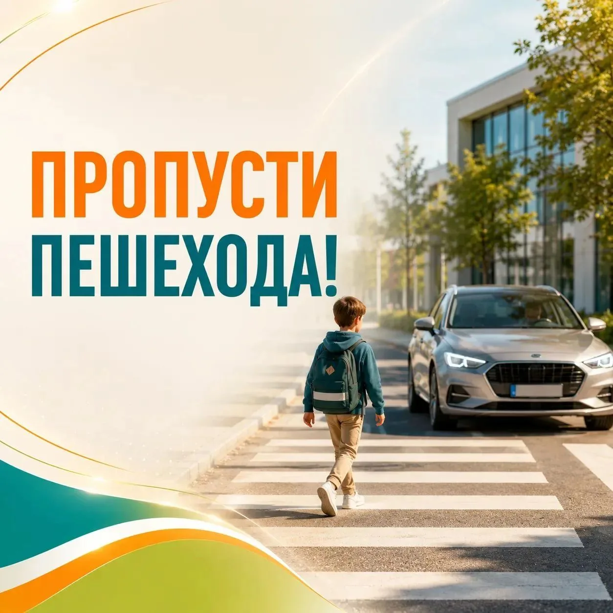 🚦 ПРОФИЛАКТИЧЕСКАЯ АКЦИЯ «ПРОПУСТИ ПЕШЕХОДА!»
