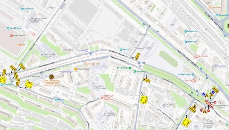 🚧 На улице Международная в Саратове ограничат движение