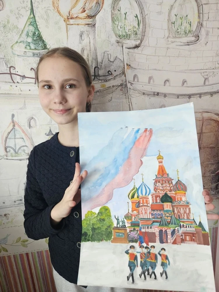🎨 Трусова Александра, обучающаяся 6«З» класса, ПОБЕДИЛА во Всероссийском детском творческом конкурсе
