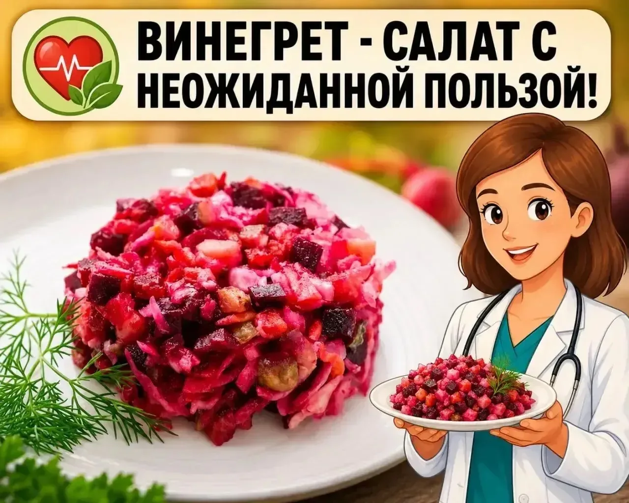 Знакомый салат с неожиданной пользой.

Мы вечно гоняемся за какими-то заморскими суперфудами и как-т