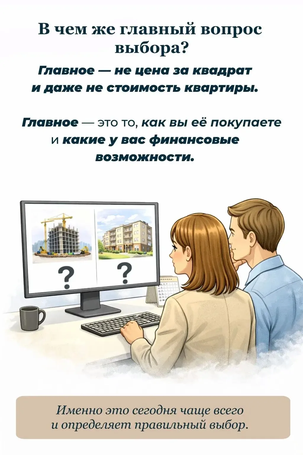 🏠 Новостройка или свежая вторичка?  Сейчас эти варианты часто одинаковы по уровню, району и инфрастр