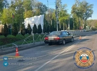 В Гурьевске на Калининградском шоссе ночью 14 мая случилось ДТП.
