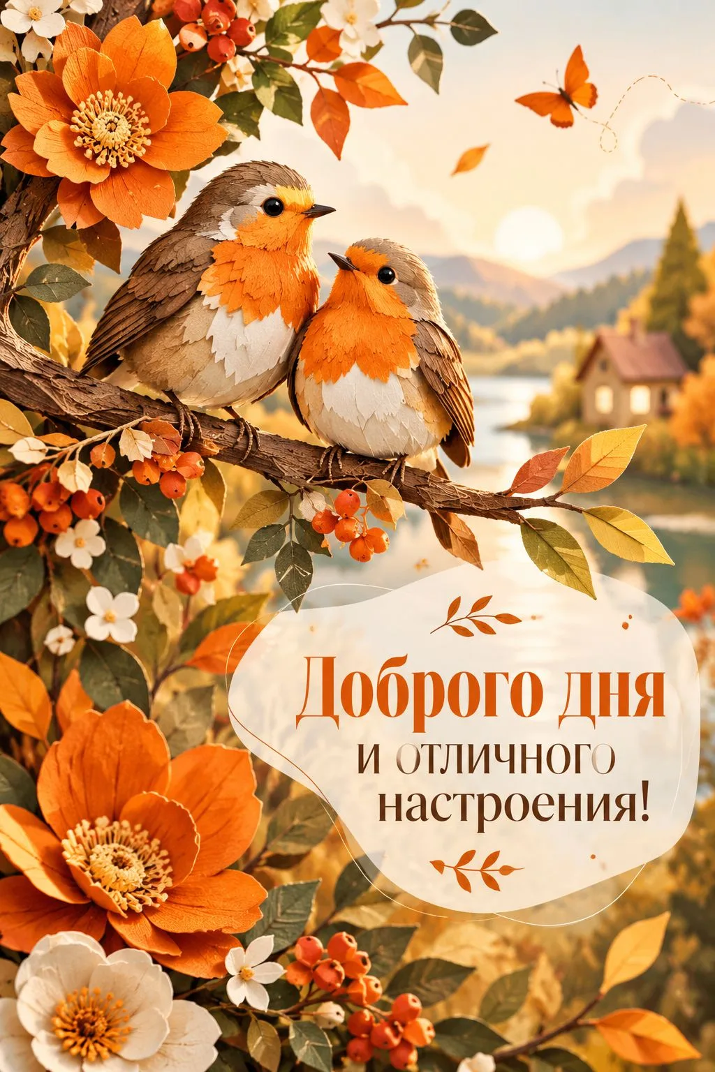 🌞 Красивые Картинки Доброго дня и открытки с хорошими пожеланиями!