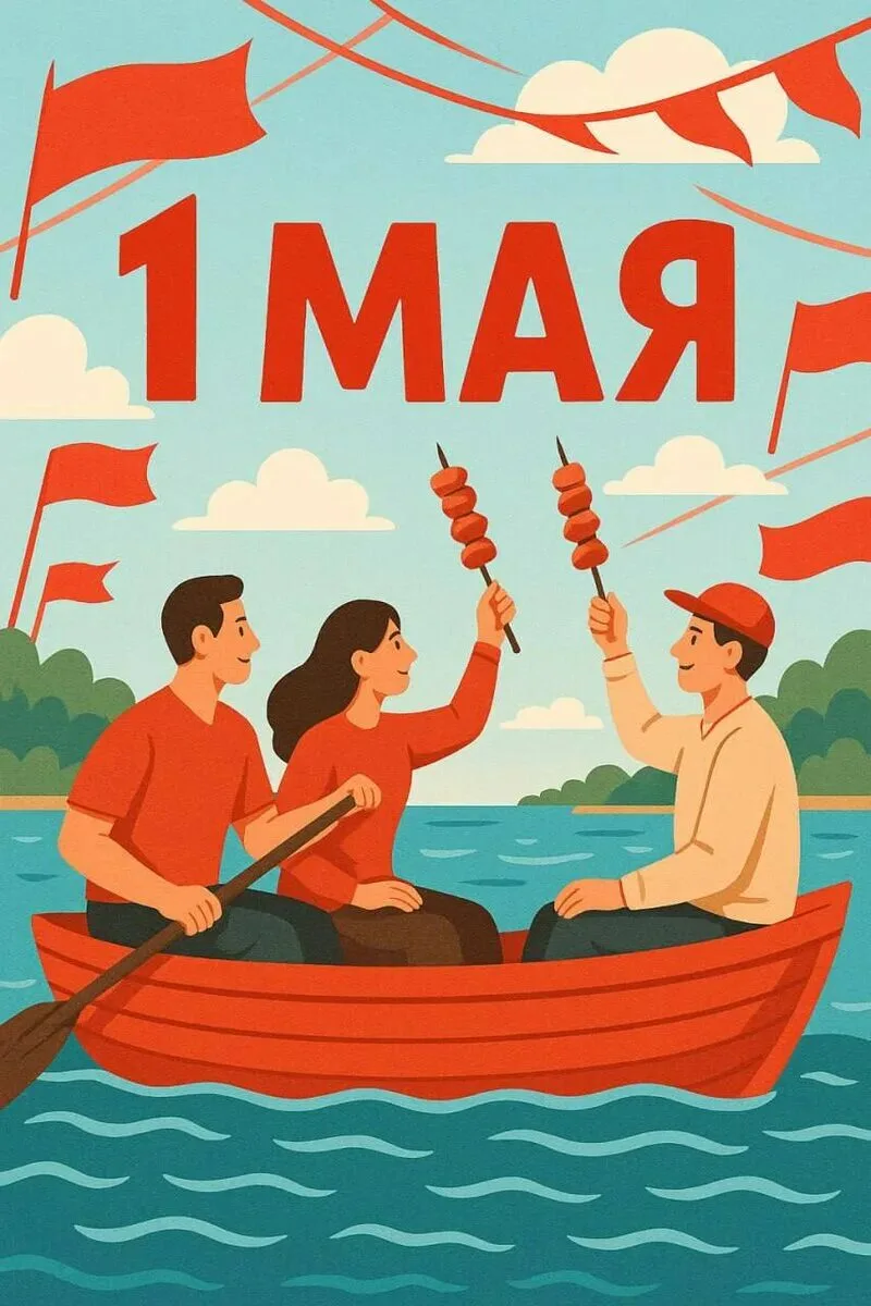 Уважаемые партнёры и пассажиры!    С Первомаем! Пусть любая работа всегда будет в удовольствие и по 