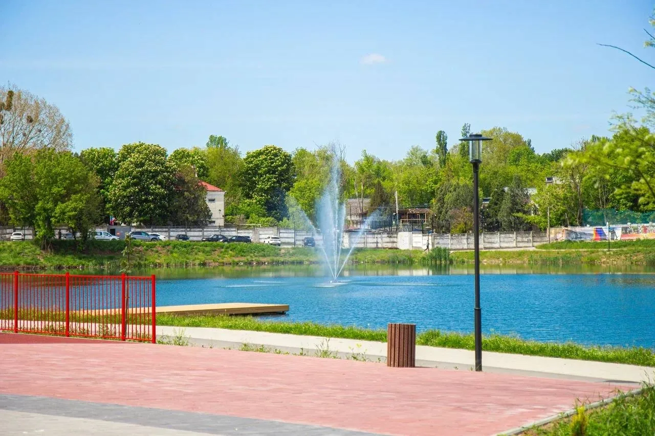 ⛲️Обновленная общественная территория на улице Объездной в районе Нижнего Пруда реки Славянка  Посет