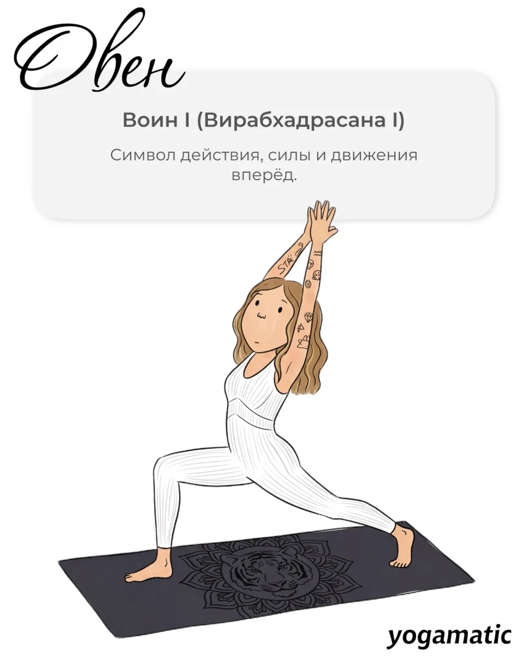 Какая асана вам подходит по знаку зодиака? 😁 Часть I Огненные и земные: разбираем знаки через асаны.