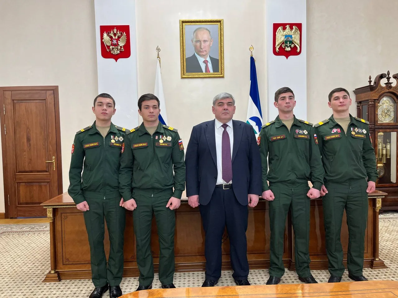Сегодня, в преддверии Нового года, наши кадеты стали участниками по-настоящему значимог...