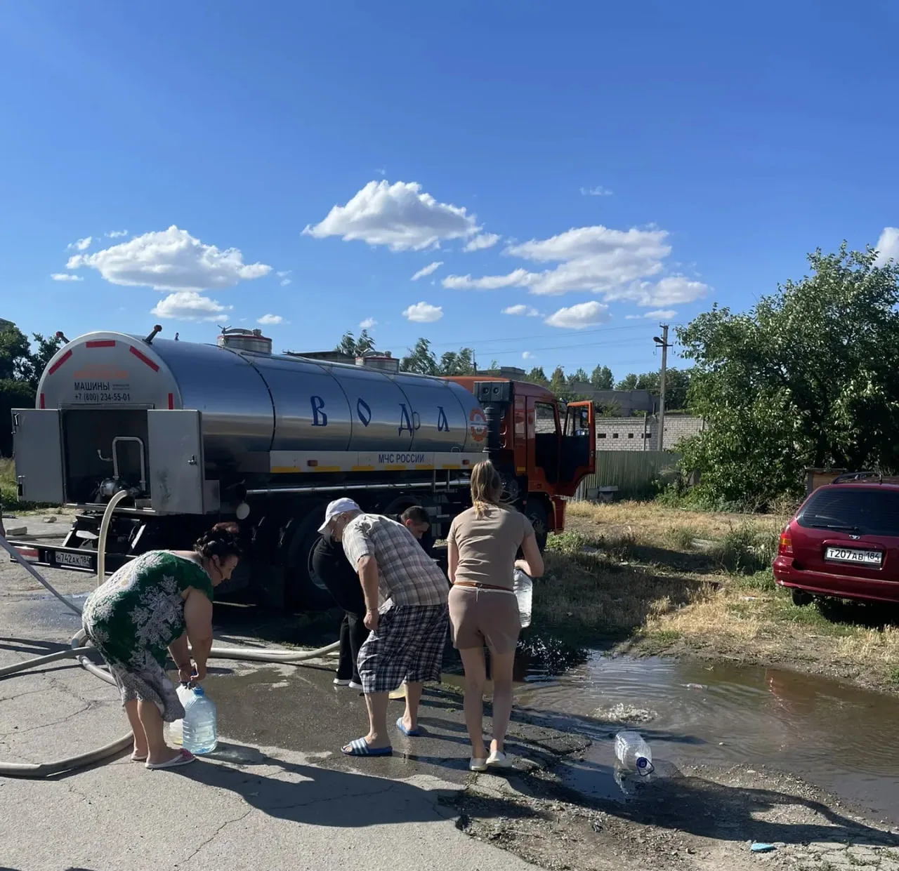 В Скадовском округе организован подвоз воды из-за аварий на сетях