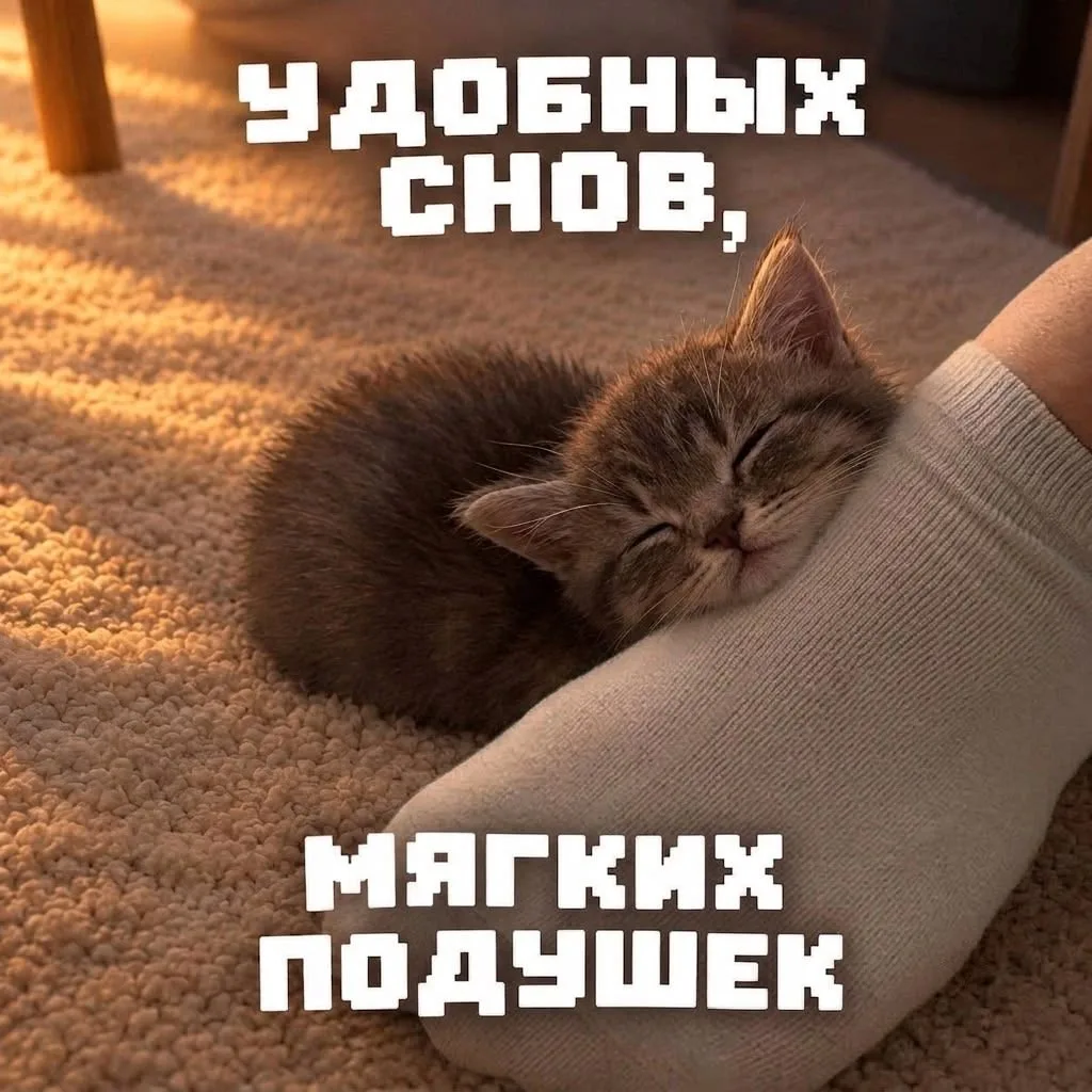 Дорогие подписчики, спокойной ночи и добрых снов — пусть завтрашний день принесёт тольк...