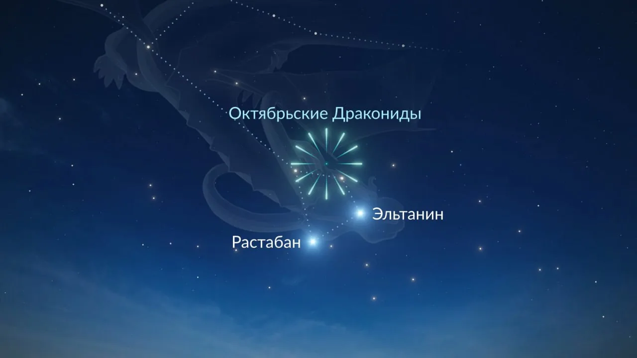 В ночь на 9 октября над Петербургом и Ленинградской областью можно увидеть метеорный по...