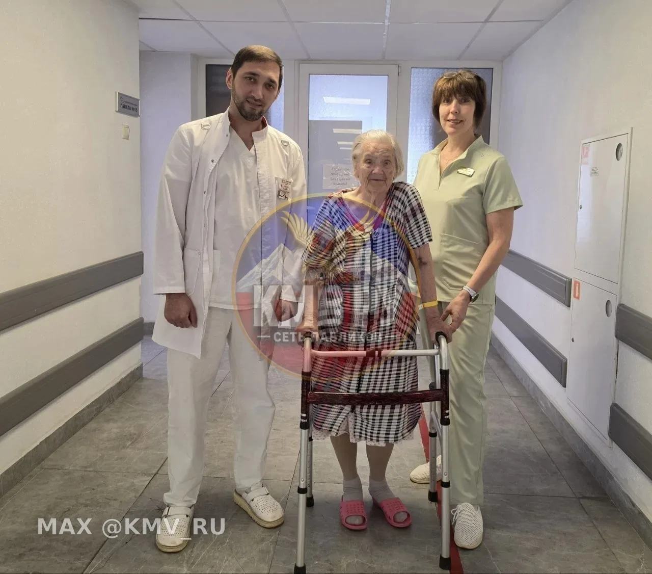 💪 В Пятигорске 100-летнюю пациентку снова поставили на ноги после перелома шейки бедра