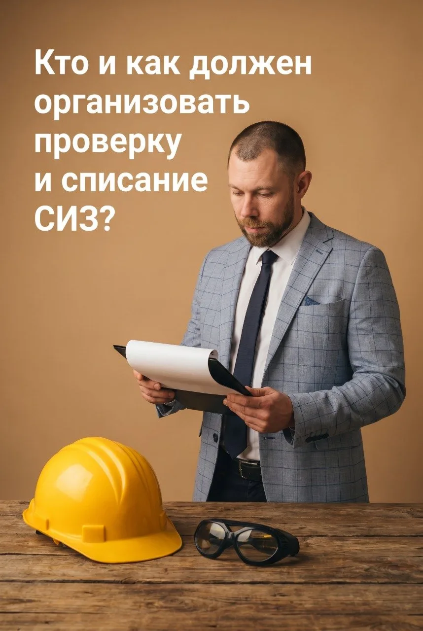 🦺 Кто и как должен организовать проверку и списание СИЗ? 🔎