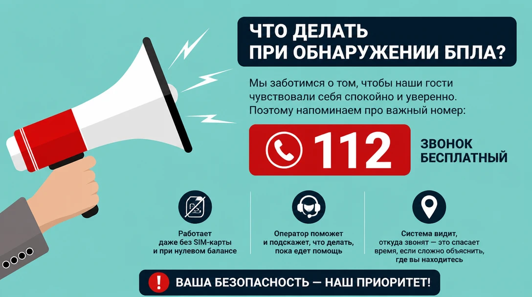 🔉 Что делать при обнаружении БПЛА?