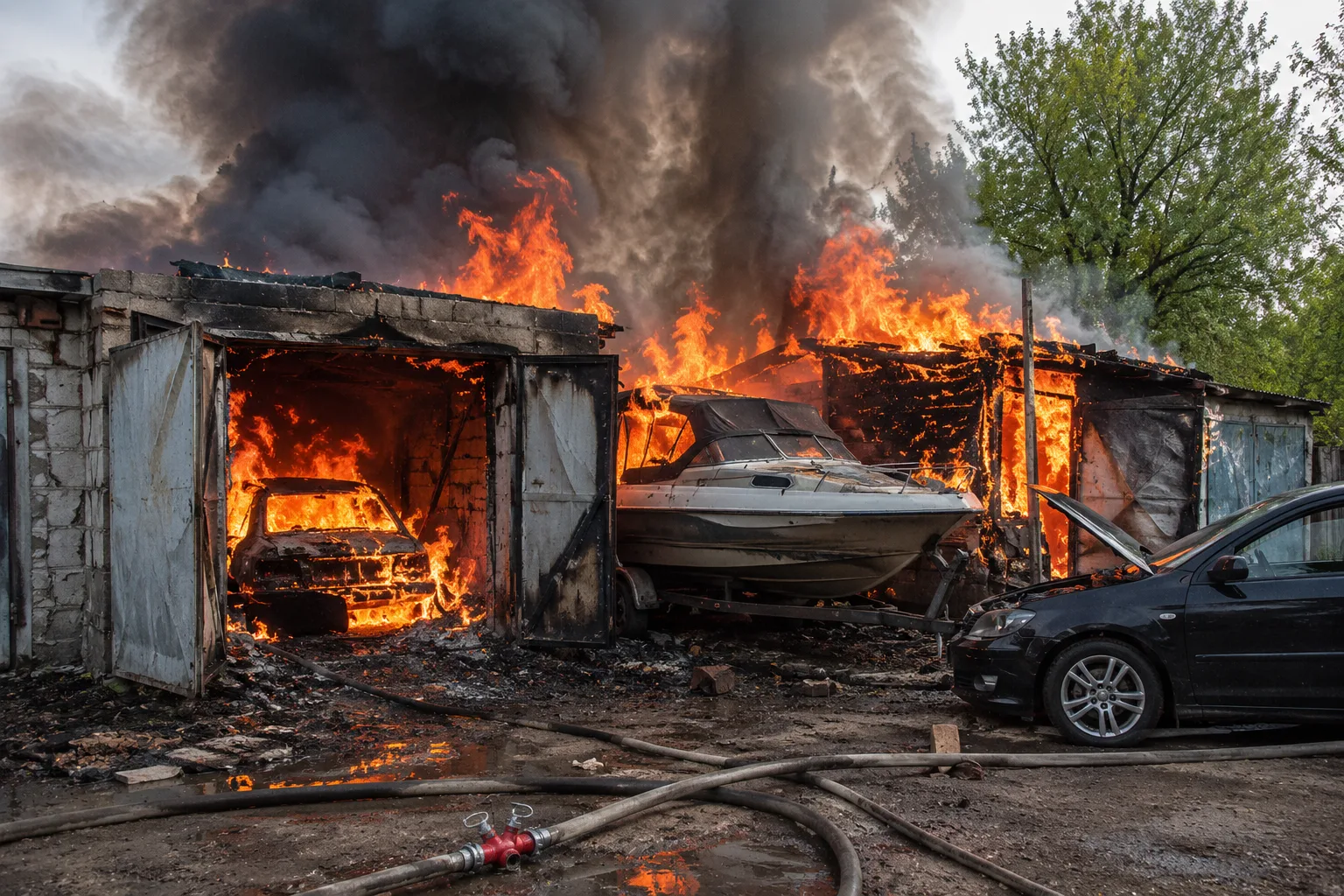 🔥 Пожар в микрорайоне Попова уничтожил машину и катер

Неспокойное утро выдалось на улице Мачтовой 